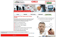 Desktop Screenshot of okimanagedprint.co.uk